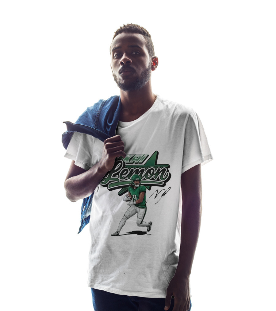Makai Lemon Philadelphia Eagles Star Script Name T-Shirt