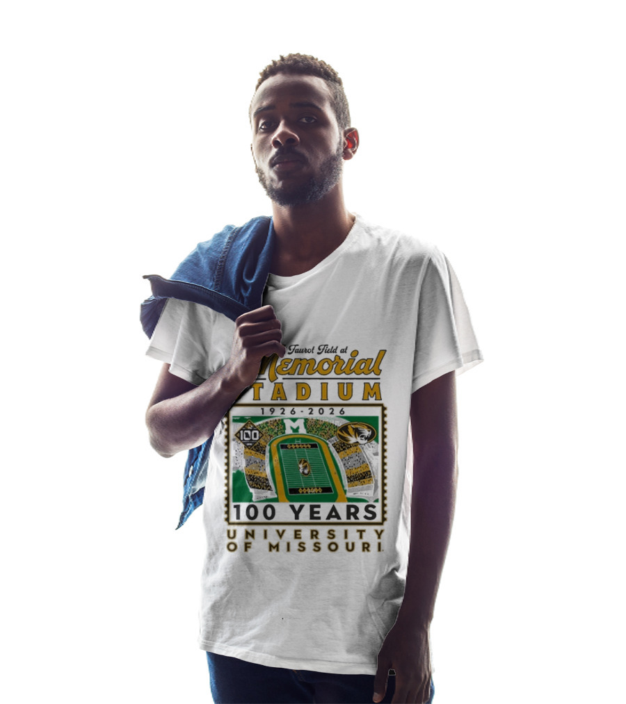 Faurot Field Memorial Stadium 1926 2026 Centennial University Of Missouri 100 Years T-Shirt