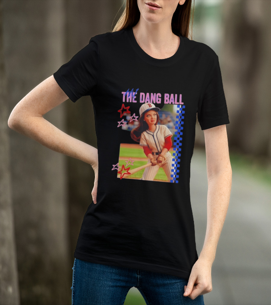 Barbie Ballfield Hit The Dang Ball Baseball Player Doll Vintage Stars T-Shirt