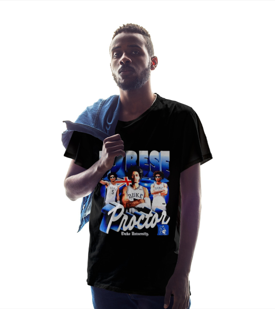 Tyrese Proctor Duke University Blue Devils Basketball Collage T-Shirt