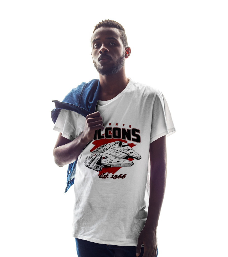 Atlanta Falcons Est 1966 Millennium Falcon Mashup T-Shirt