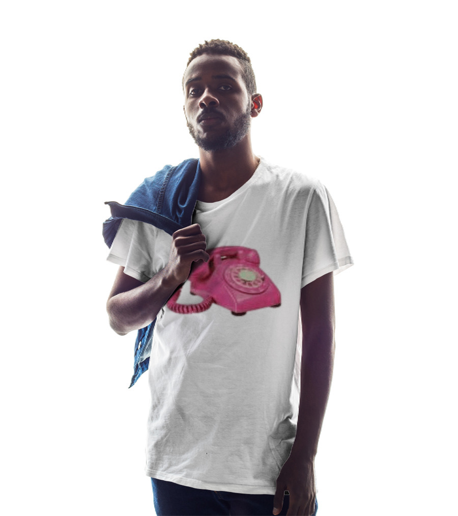 Fesspool Shop Retro Pink Phone Crop Top T-Shirt
