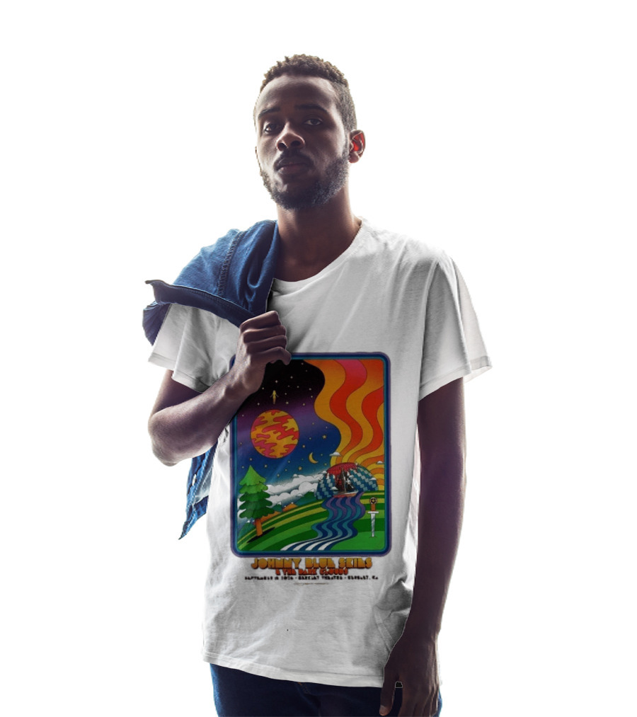Johnny Blue Skies And The Dark Clouds Greek Theatre Berkeley CA September 15 2026 Event Psychedelic T-Shirt