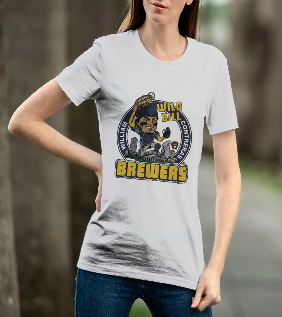 Milwaukee Brewers Wild Bill William Contreras Baseball 2026 T-Shirt