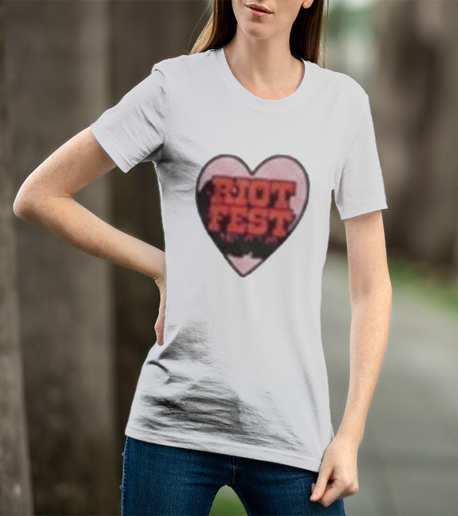 Riot Fest 2026 Chicago September 18 20 Heart T-Shirt