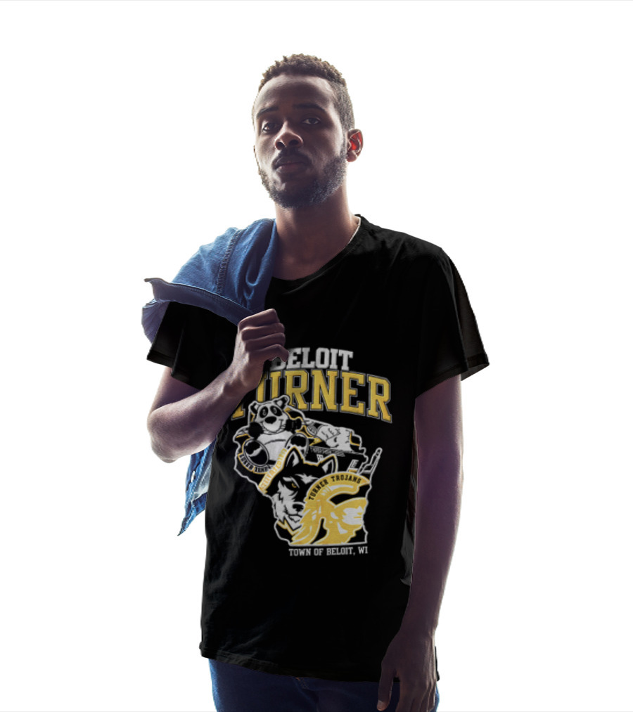 Beloit Turner Trojans Wisconsin Mascots Wolf Trojan Town Of Beloit WI T-Shirt