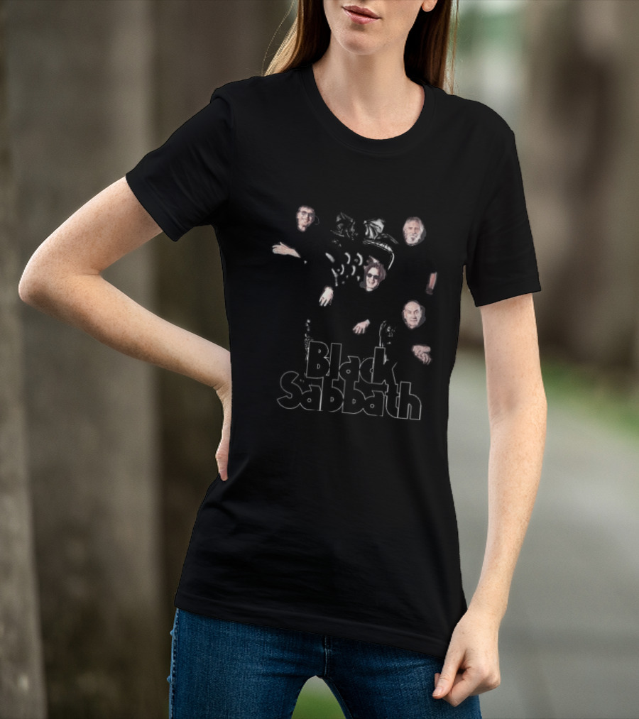 Black Sabbath Back To The Beginning Band Photo T-Shirt
