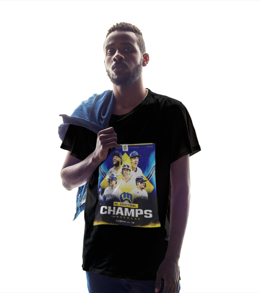 NL Central Champs Brewers Postseason Milwaukee Brewers Fan Gear 2026 T-Shirt