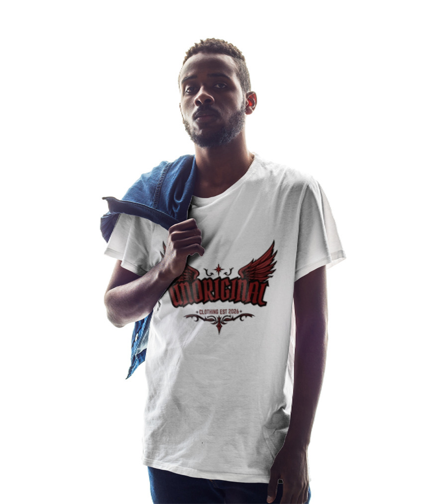 Unoriginal Clothing Est 2026 Red Wings Star Tribal Flourishes T-Shirt