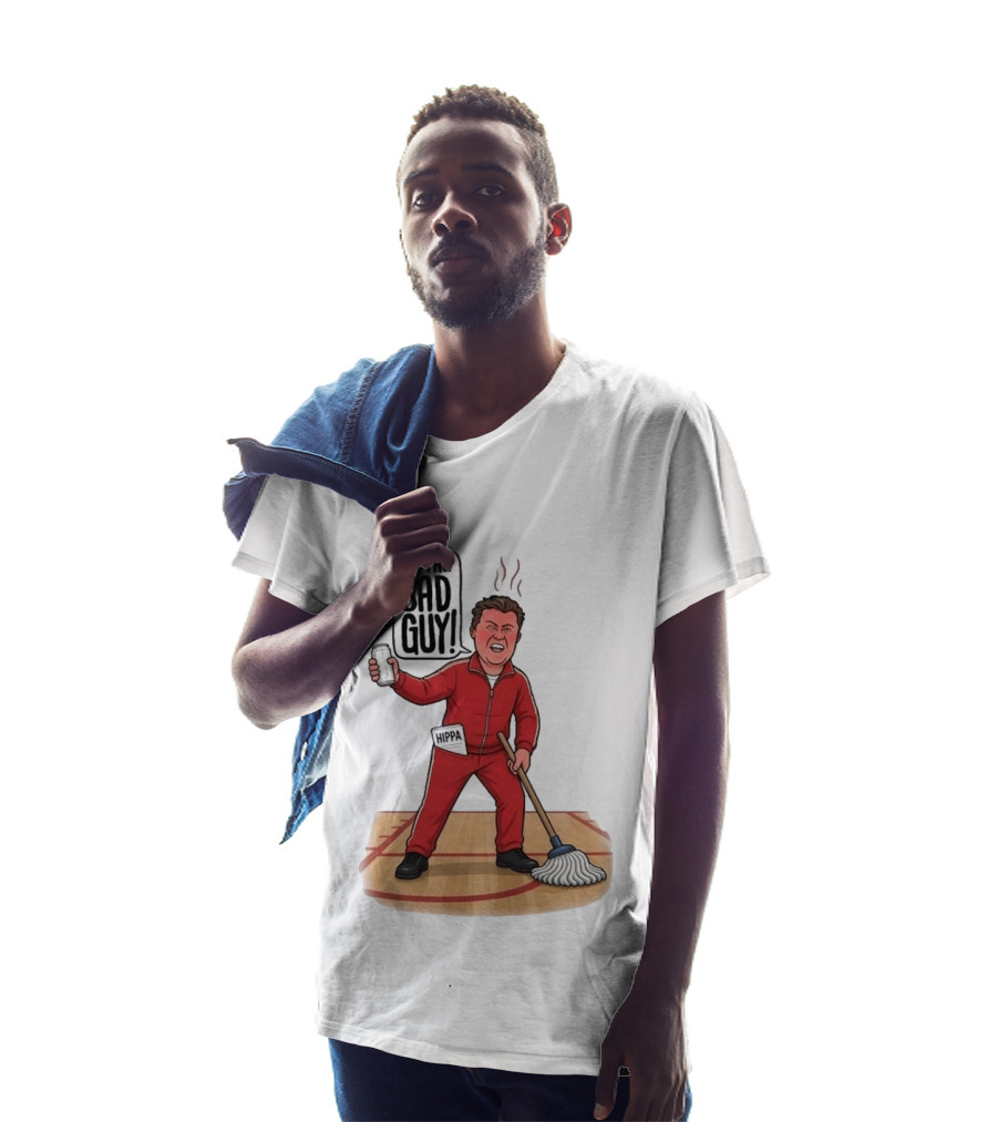 I'm The Bad Guy Rico Bosco Red Tracksuit HIPPA Janitor T-Shirt