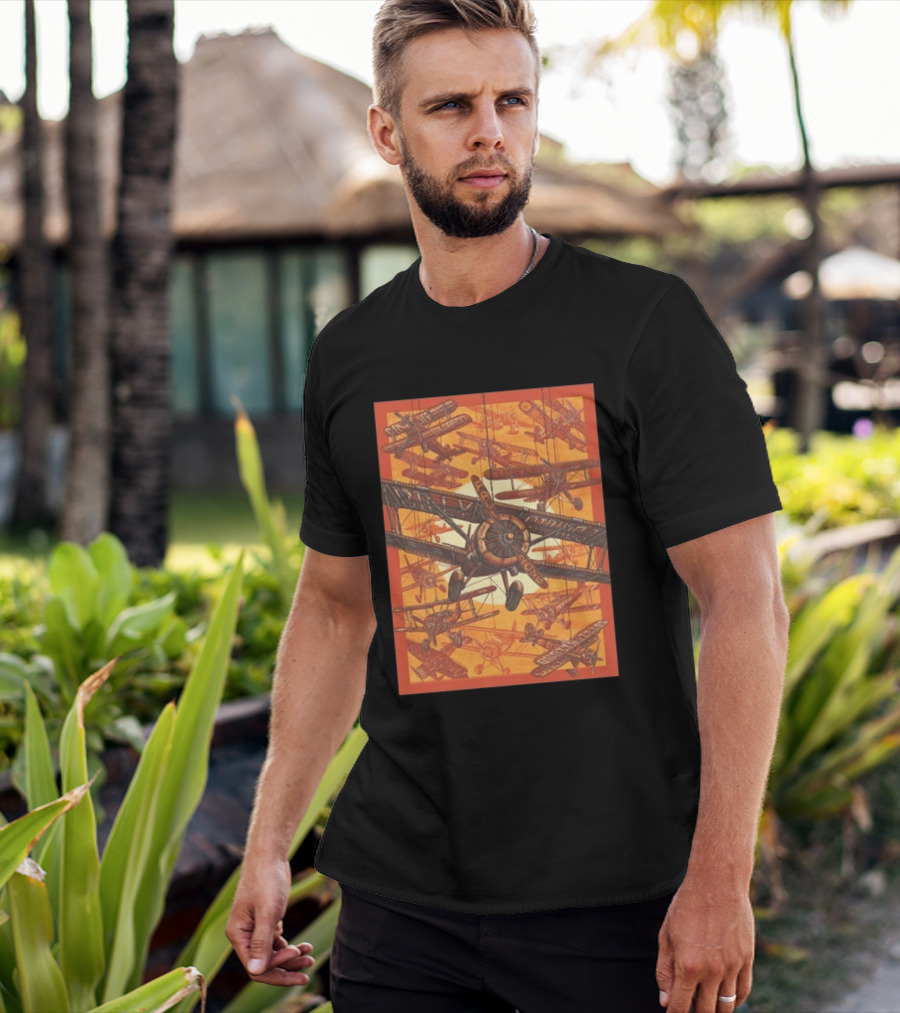 Billy Strings Fall 2026 Luke Martin Denver CO Airplane T-Shirt