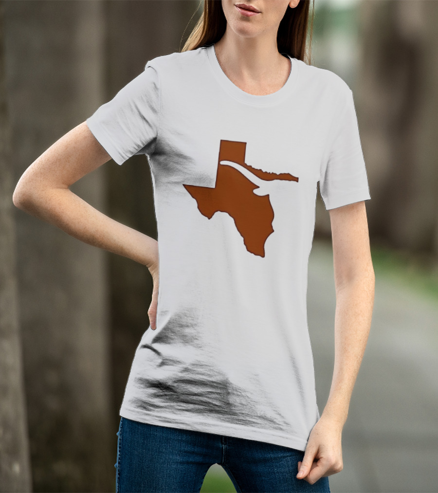 Texas State Longhorn Steer Original Orange T-Shirt