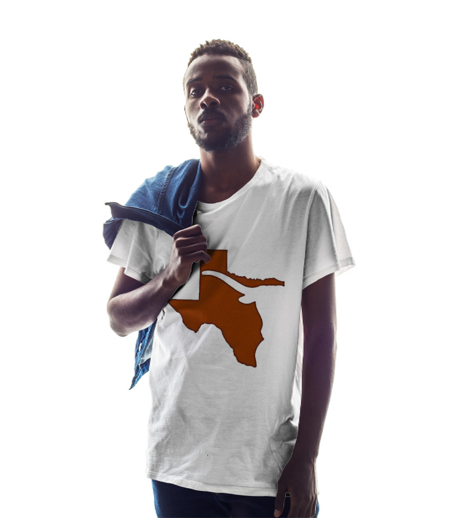 Texas State Longhorn Steer Original Orange T-Shirt