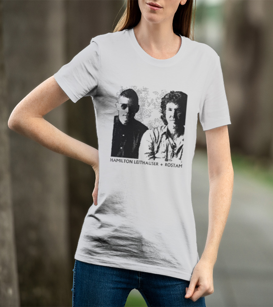HAMILTON LEITHAUSER ROSTAM Black And White Photo Duo T-Shirt