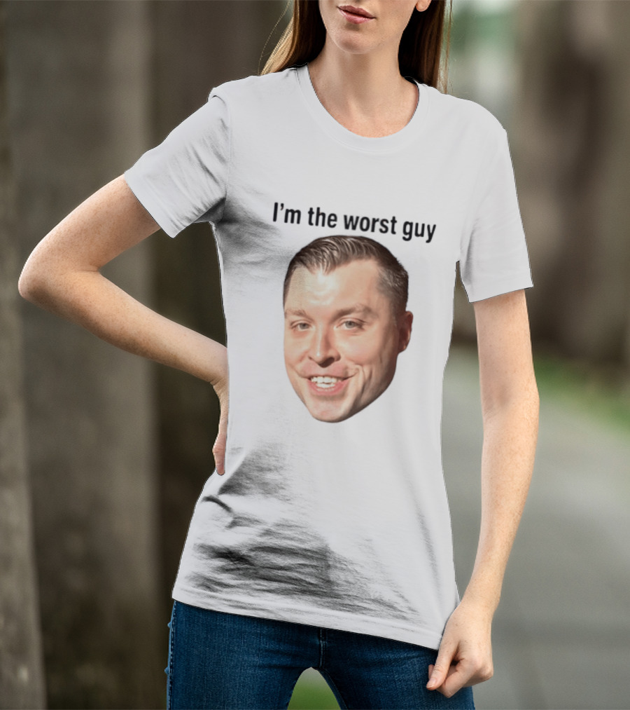 Jimmy Failla I'm The Worst Guy Big Head Face Meme T-Shirt