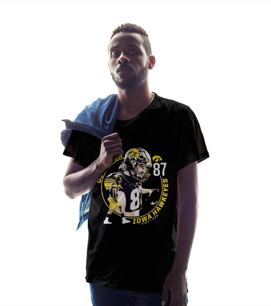 Ostrenga 87 Iowa Hawkeyes Tight End T-Shirt