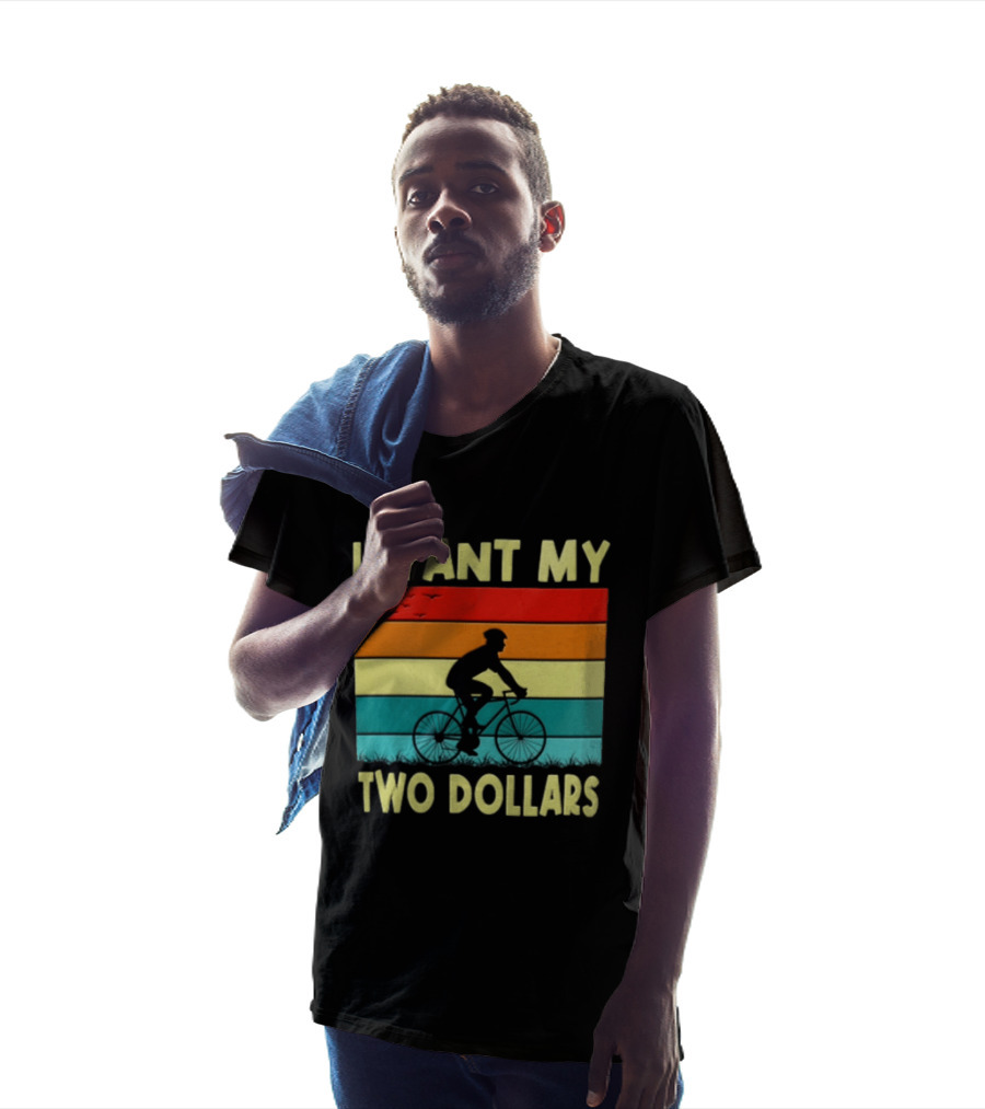 I Want My Two Dollars Sunset Cyclist T-Shirt