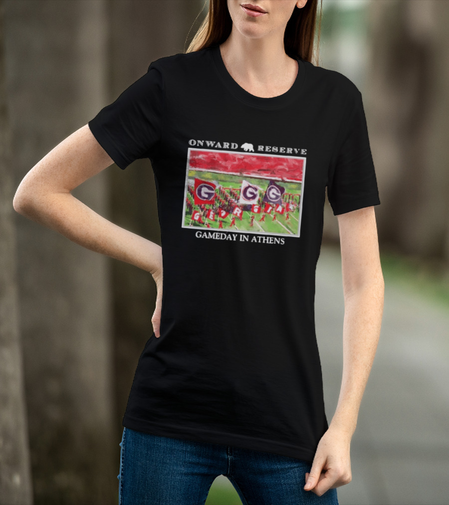 Onward Reserve Georgia Bulldogs Gameday In Athens T-Shirt