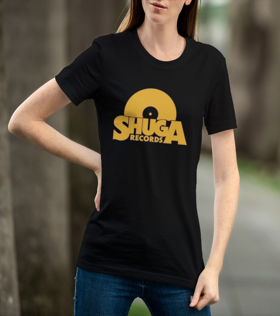 Shuga Records Vinyl Icon Retro Style Collection T-Shirt