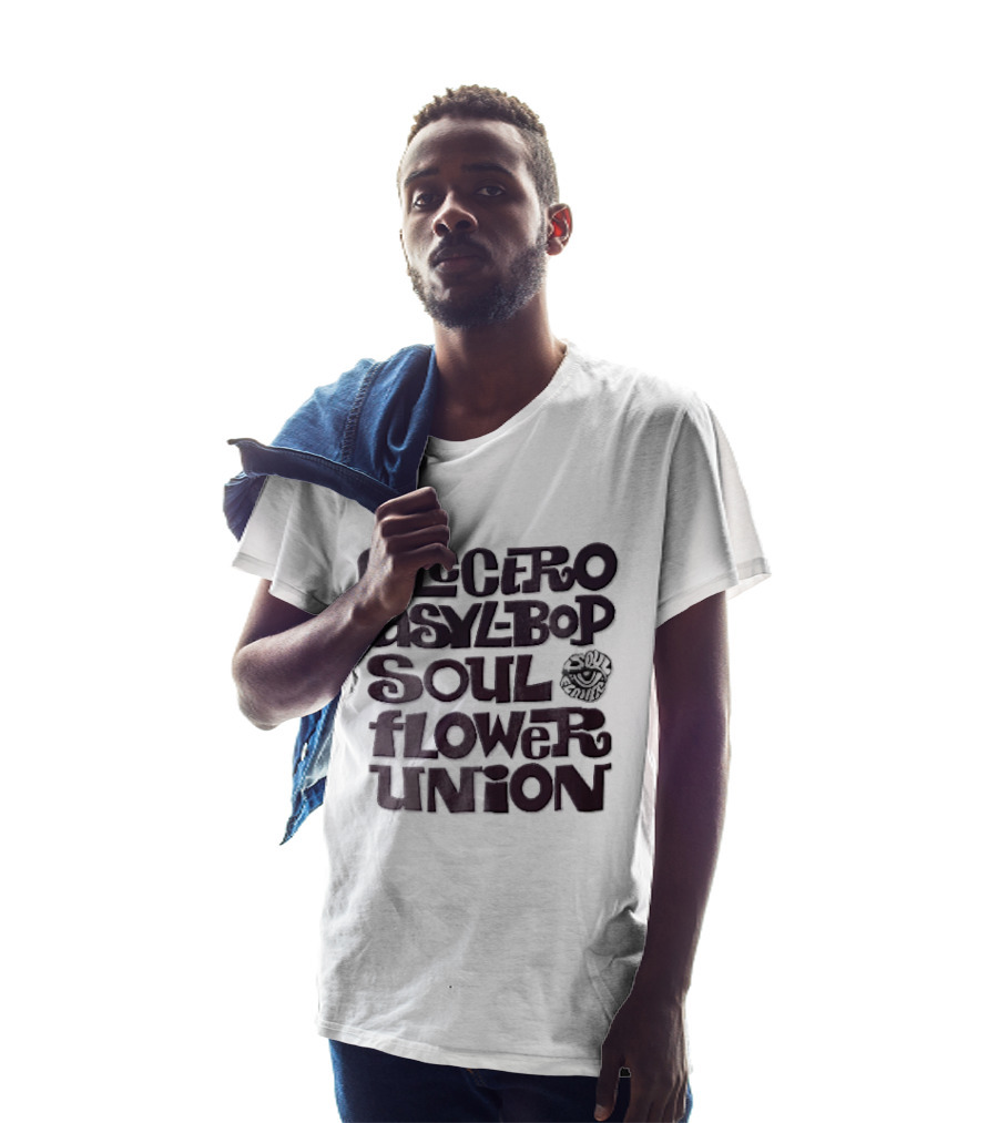 Electro Asylum Bop Soul Flower Union Psychedelic Eye T-Shirt