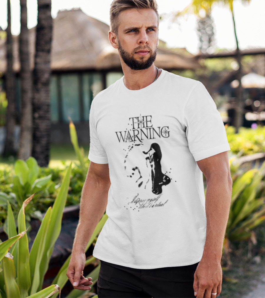 The Warning I Deprive Myself Like Its A Ritual Woman Playing Horn Stars T-Shirt