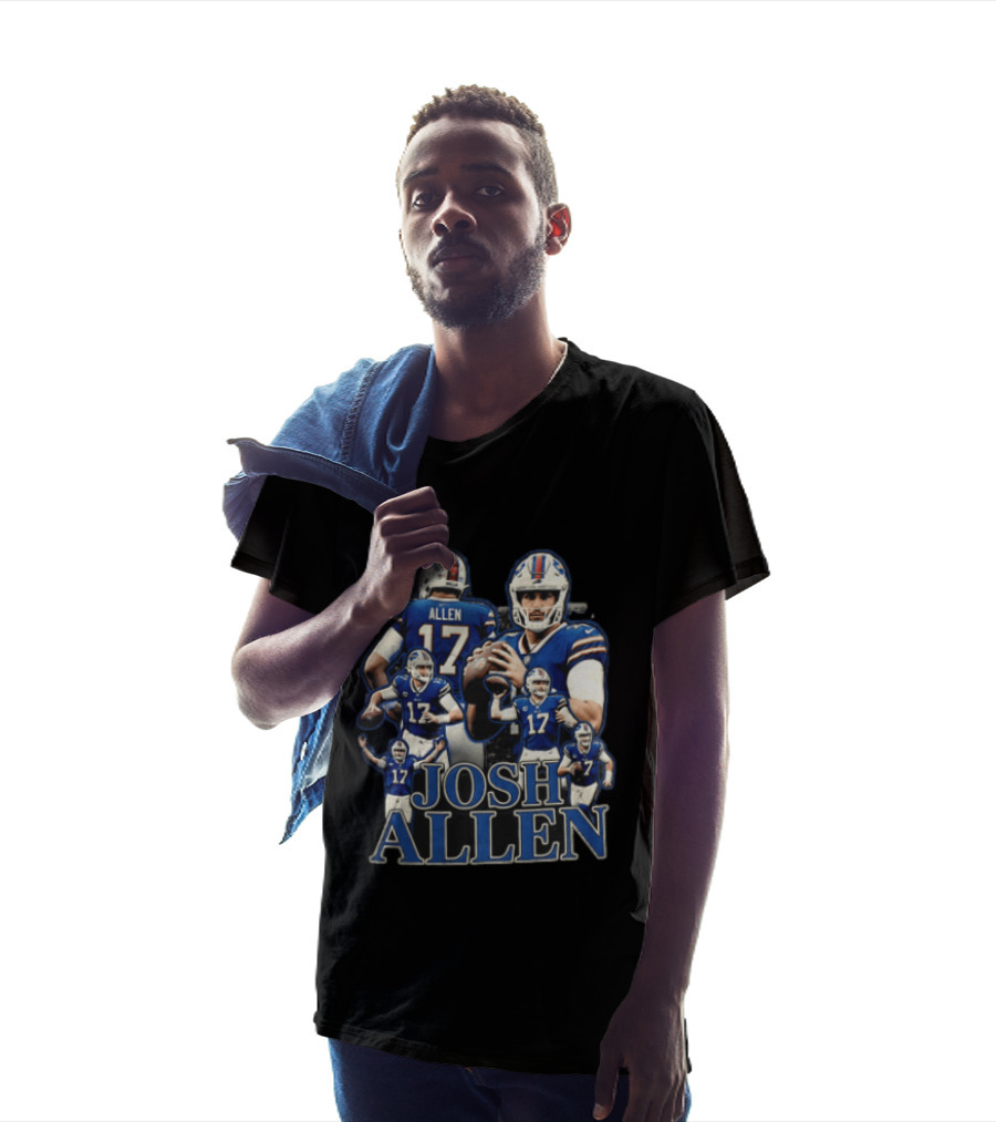 Josh Allen Buffalo Bills Multiple Poses 17 Football T-Shirt
