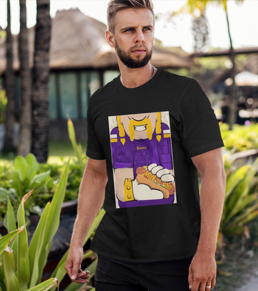 Minnesota Vikings Vs Chicago Bears September 20 2026 Soldier Field Chicago Illinois NFL Week 3 Event T-Shirt