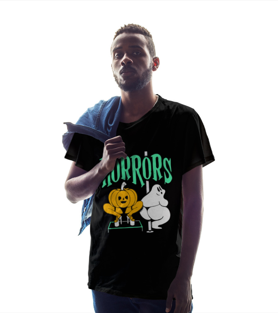 Horrors Halloween Meme Creepy Pumpkin Toilet Humor T-Shirt