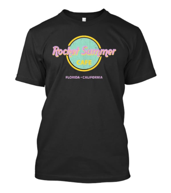 Rocket Summer Cafe Florida California T-Shirt