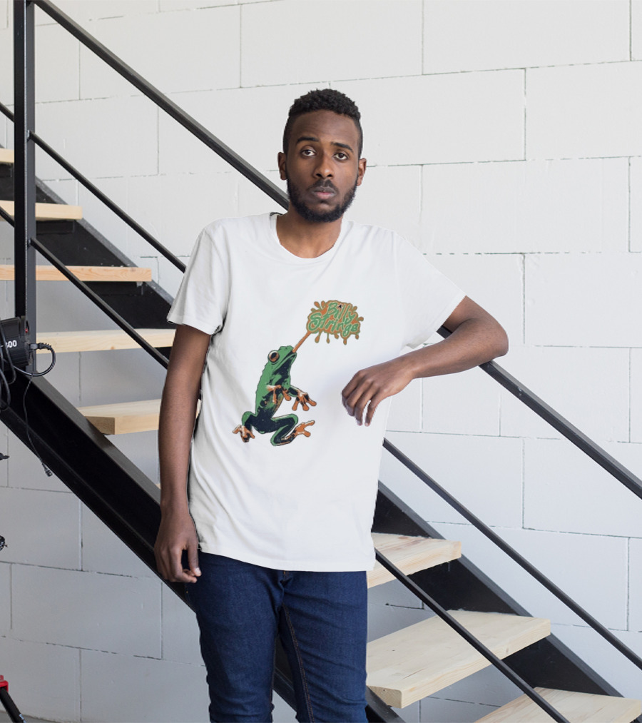 Billy Strings Frog With Orange Tongue And Fruit T-Shirt