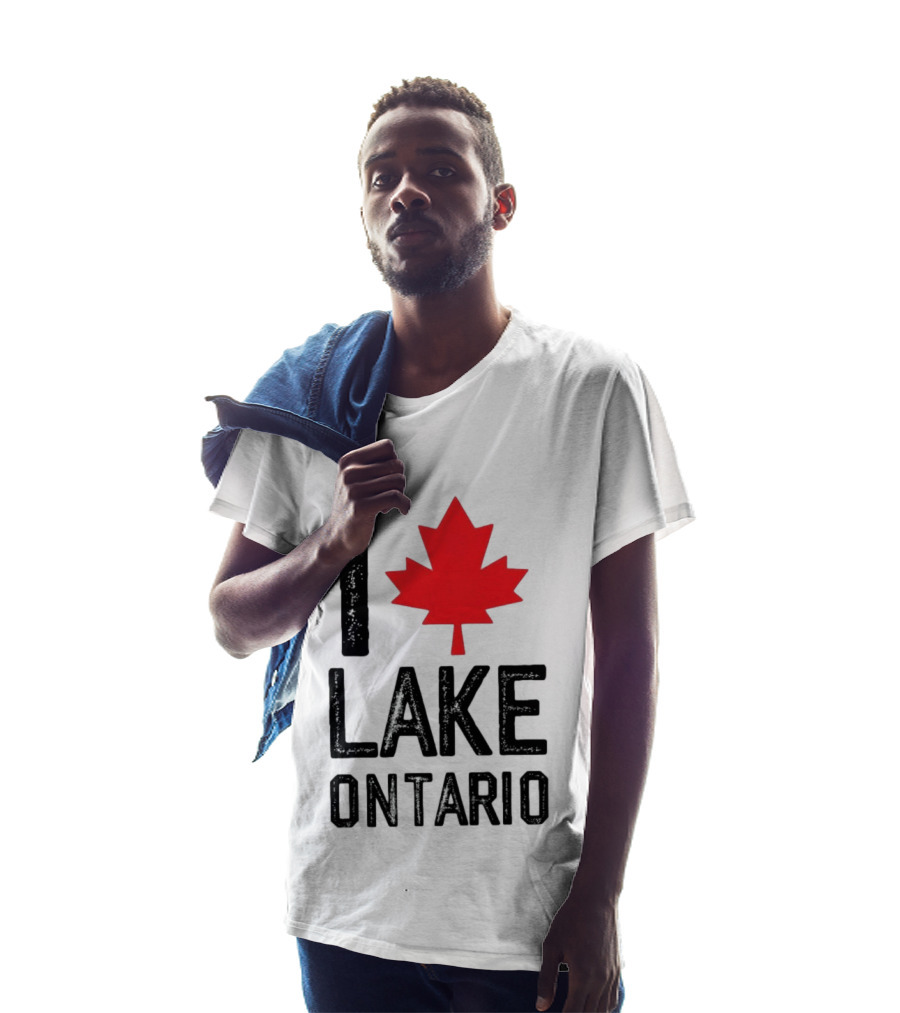 I Love Lake Ontario Maple Leaf Canada T-Shirt