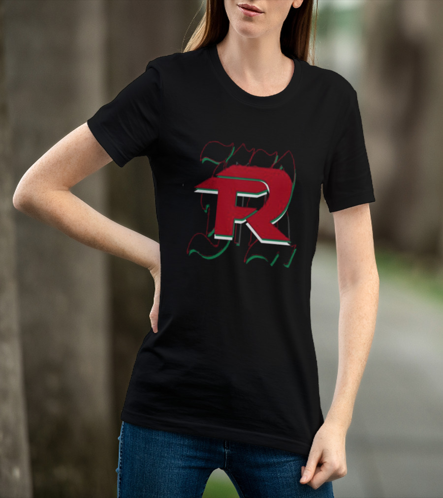Fuerza Regida En Vivo Black FR Red And Green Mexican Flag T-Shirt
