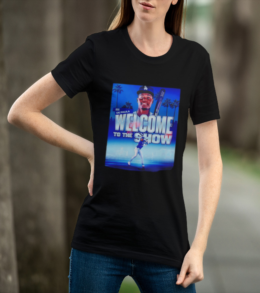 Josue De Paula Welcome To The Show Los Angeles Dodgers T-Shirt