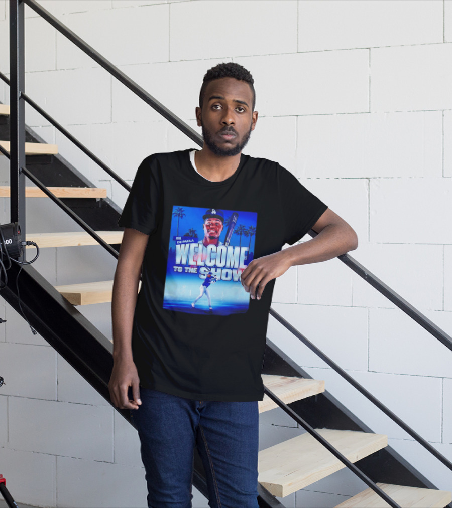 Josue De Paula Welcome To The Show Los Angeles Dodgers T-Shirt