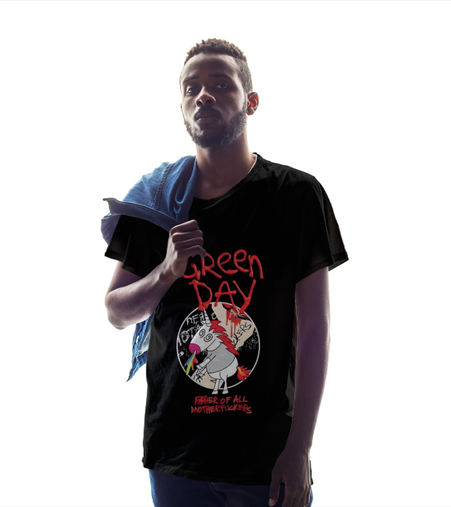 Green Day Father Of All Motherfuckers Unicorn Rainbow Cupcake T-Shirt