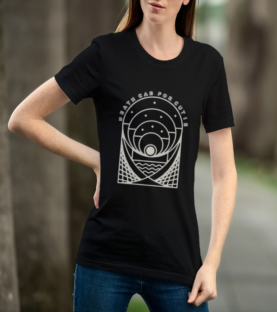 Death Cab For Cutie Post Modern Sun And Waves Circles T-Shirt