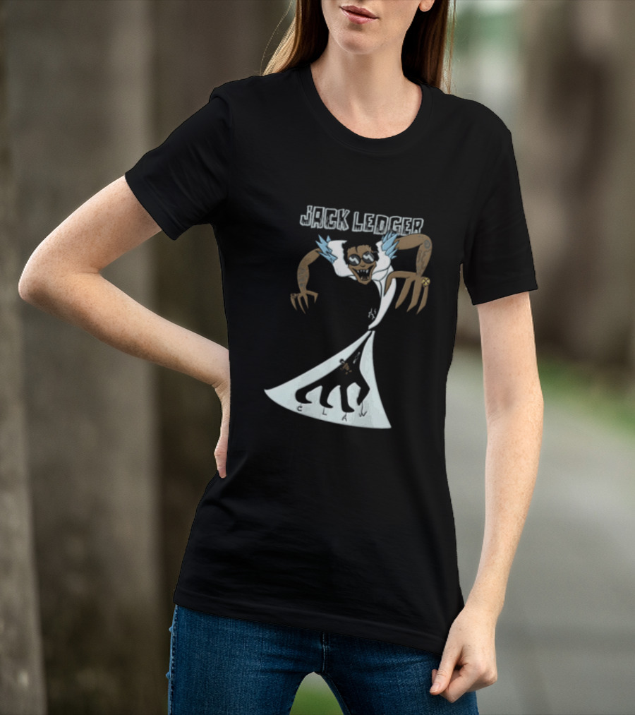 Jack Ledger Horror Character Summoning Creepy Figure T-Shirt