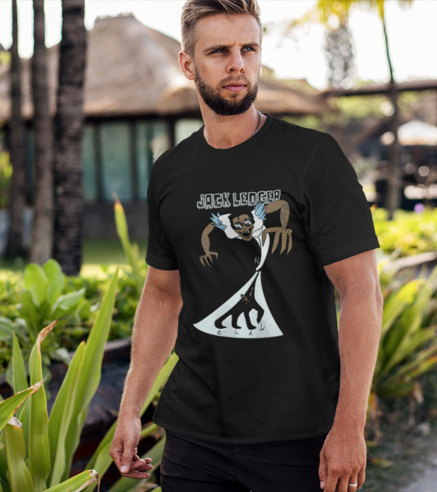 Jack Ledger Horror Character Summoning Creepy Figure T-Shirt