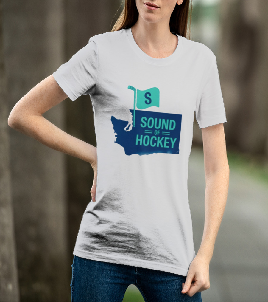 Seattle Kraken Sound Of Hockey State Flag S T-Shirt