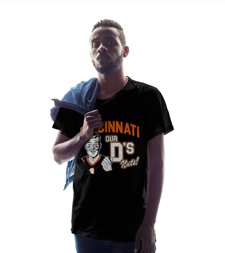 Cincinnati Our D's Nuts Football Orange T-Shirt