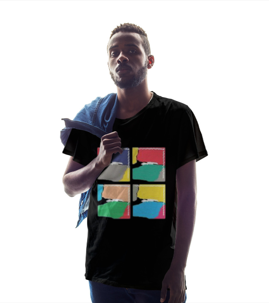Genesis Abacab 45th Anniversary Multicolor Blocks T-Shirt