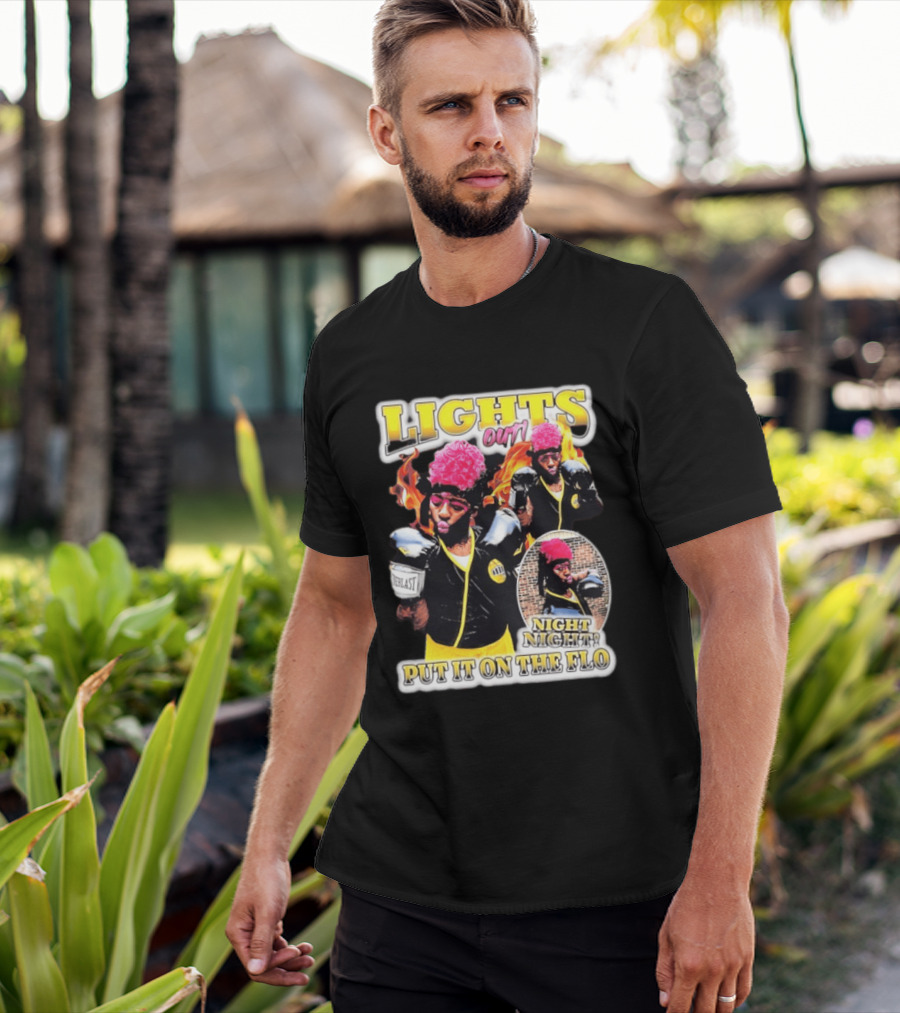 Laquanda Lights Out Night Night Put It On The Flo Boxing Gloves T-Shirt