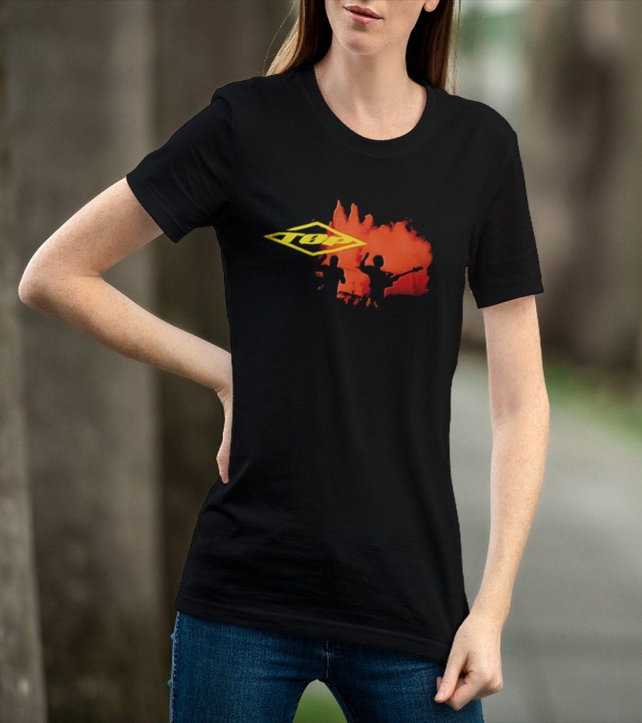 Twenty One Pilots Top Logo Red Splash T-Shirt