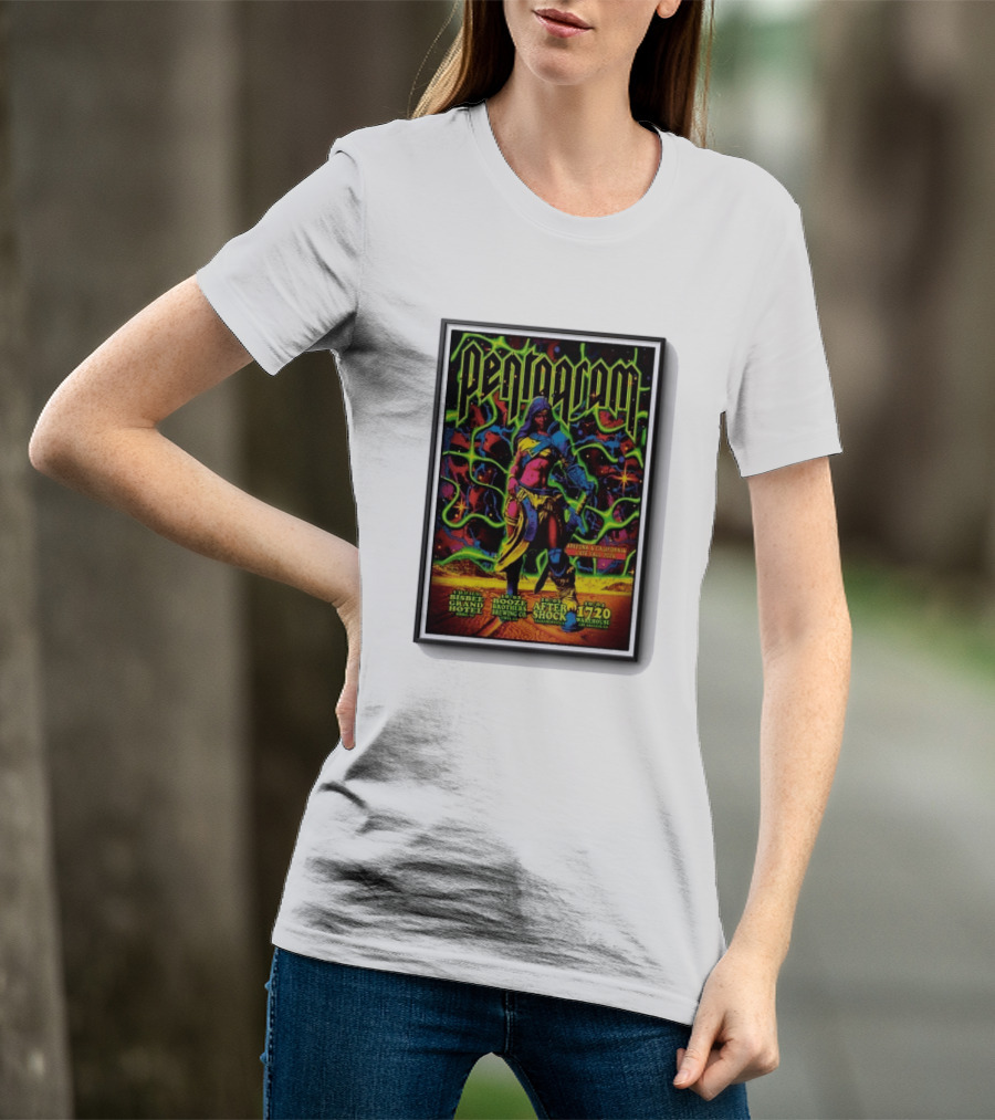 Pentagram Arizona California Late Fall 2026 Bisbee Grand Hotel Brothers Brewing Co After Shock Warehouse T-Shirt