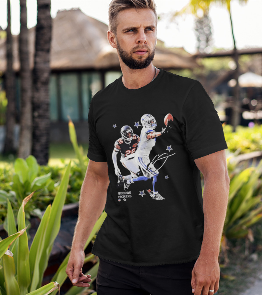 George Pickens NFL Action Dallas Cowboys Vs Chicago Bears Game Highlights T-Shirt