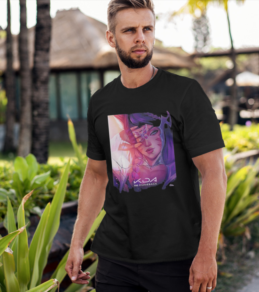 Ahri KDA The Comeback Arcane League Of Legends By Nikkotari T-Shirt
