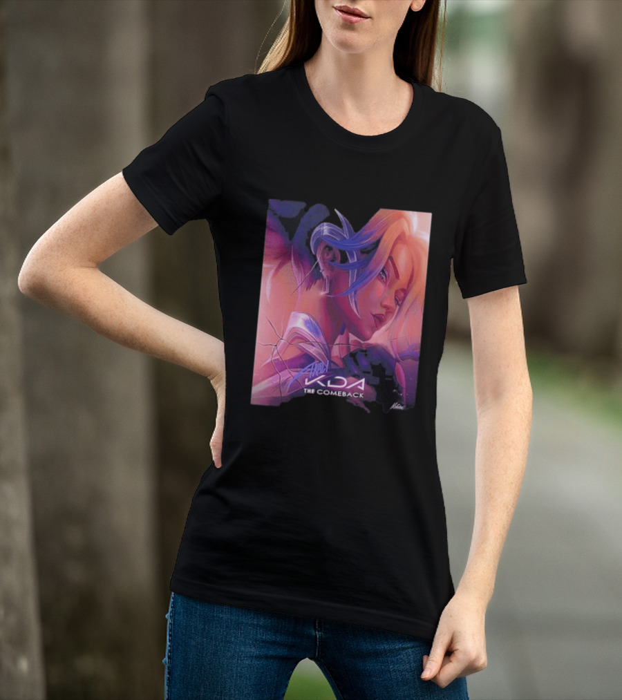 Akali KDA The Comeback Arcane League Of Legends Nikkotari T-Shirt