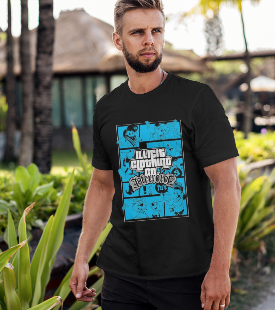 Illicit Clothing Co Afterror FU$ T-Shirt