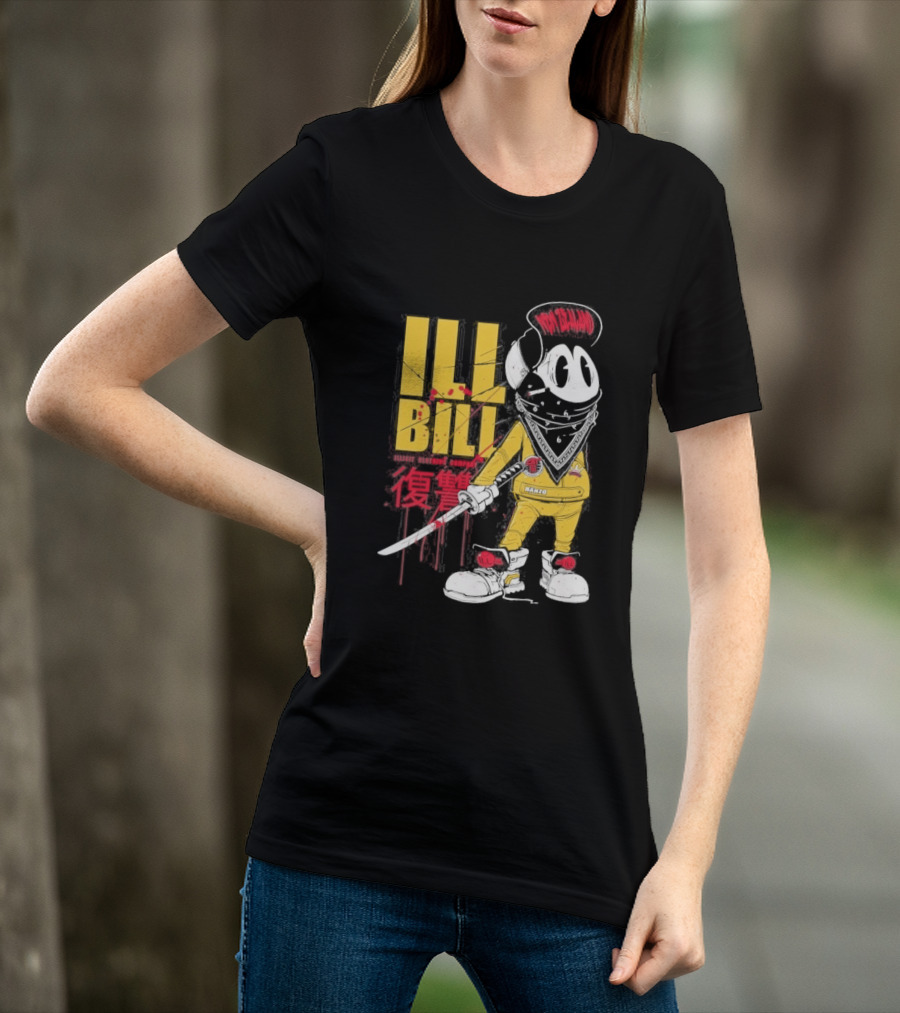 Ill Bill Redrat Illicit Drippy Character With Red And Yellow Details T-Shirt