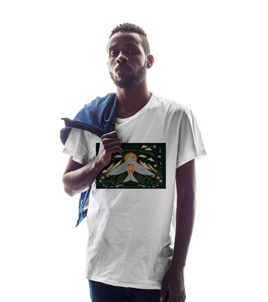 Bluebird Music Festival Boulder Colorado April 22 25 2027 Chautauqua Auditorium Macky Auditorium T-Shirt